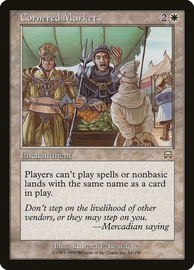 Image for Cornered Market (14) (MMQ) - Magic: The Gathering