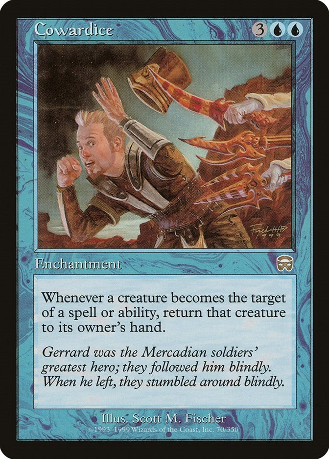 Image for Cowardice (70) (MMQ) - Magic: The Gathering