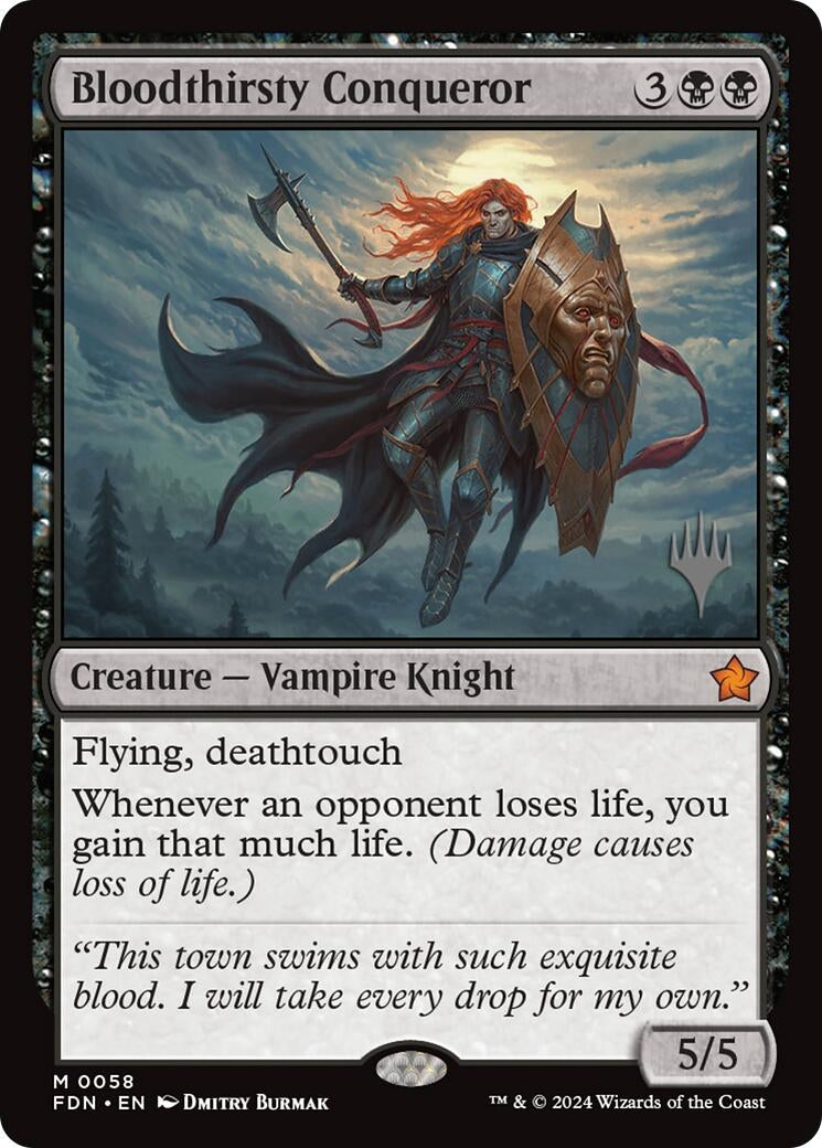 Image for Bloodthirsty Conqueror (58) (PPEOE) - Magic: The Gathering