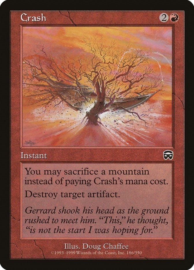 Image for Crash (186) (MMQ) - Magic: The Gathering