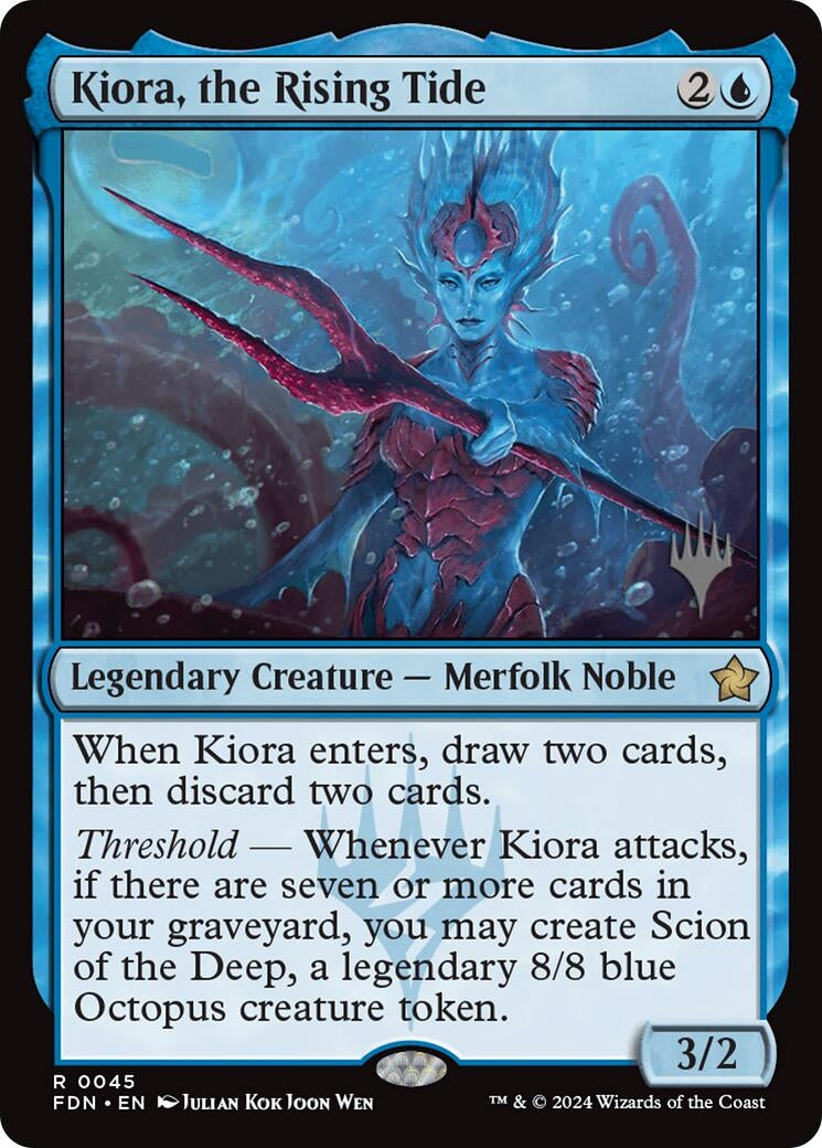 Image for Kiora, the Rising Tide (45) (PPEOE) - Magic: The Gathering