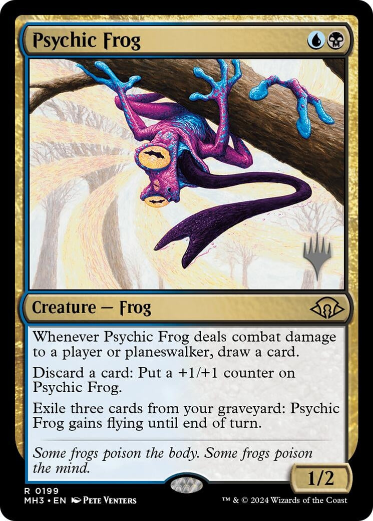 Image for Psychic Frog (199) (PPEOE) - Magic: The Gathering