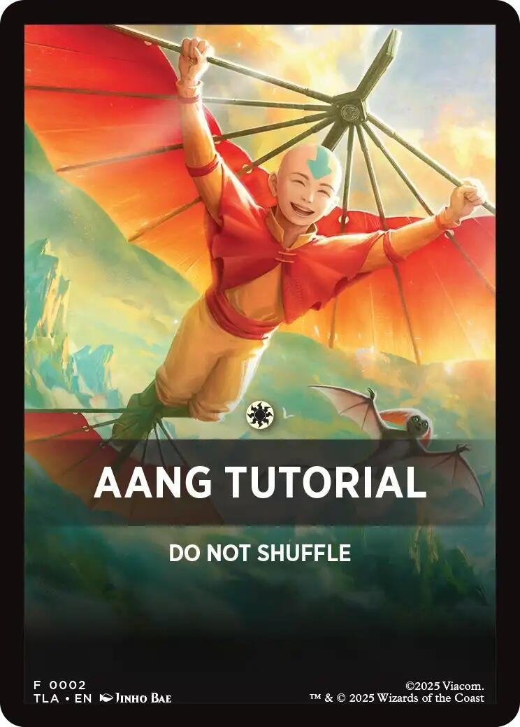 Image for Aang Tutorial Theme Card (2) (TLA) - Magic: The Gathering