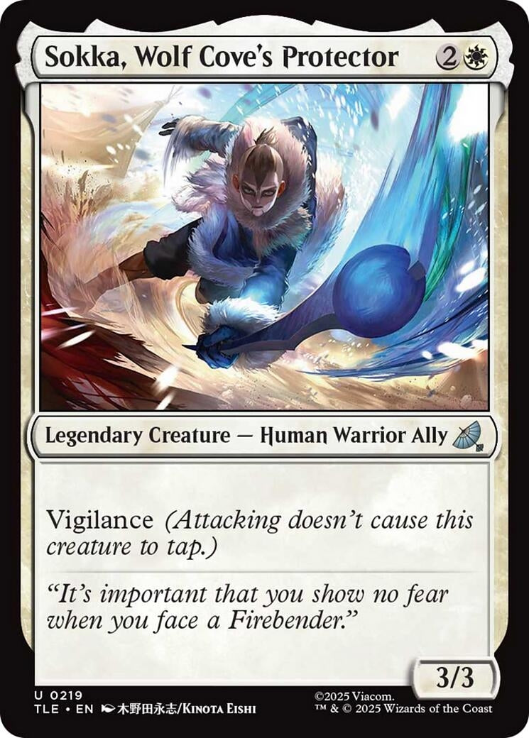 Image for Sokka, Wolf Cove's Protector (0219) (219) (TLE) - Magic: The Gathering
