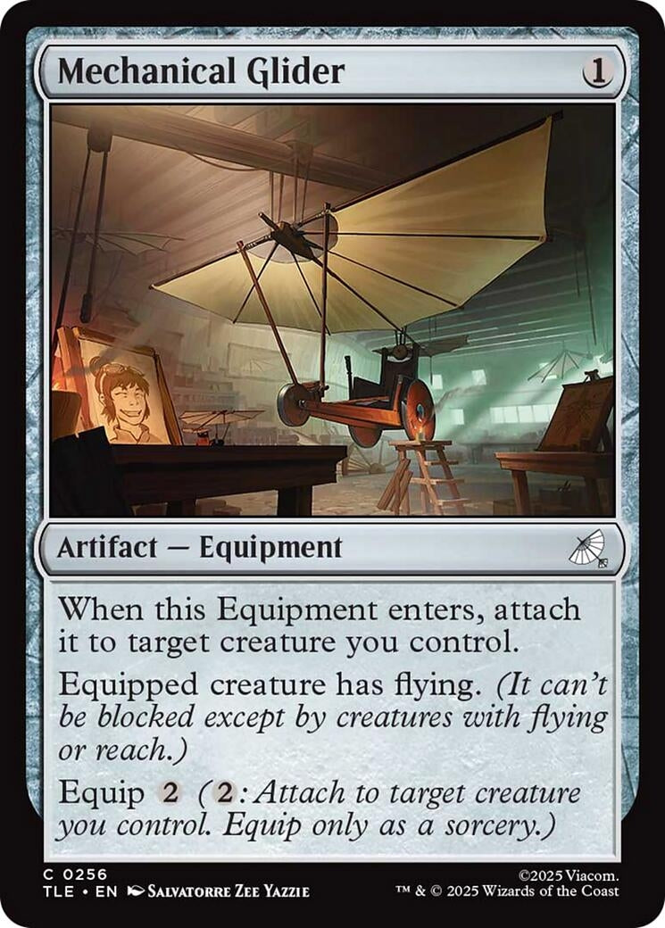 Image for Mechanical Glider (256) (TLE) - Magic: The Gathering