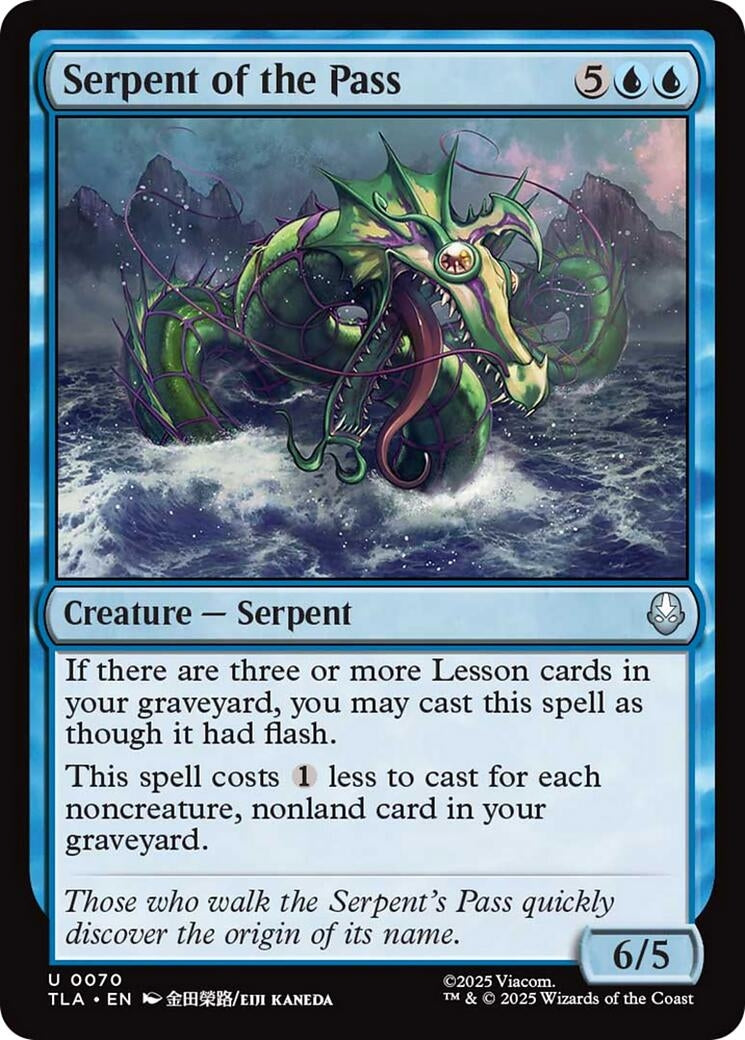Image for Serpent of the Pass (70) (TLA) - Magic: The Gathering