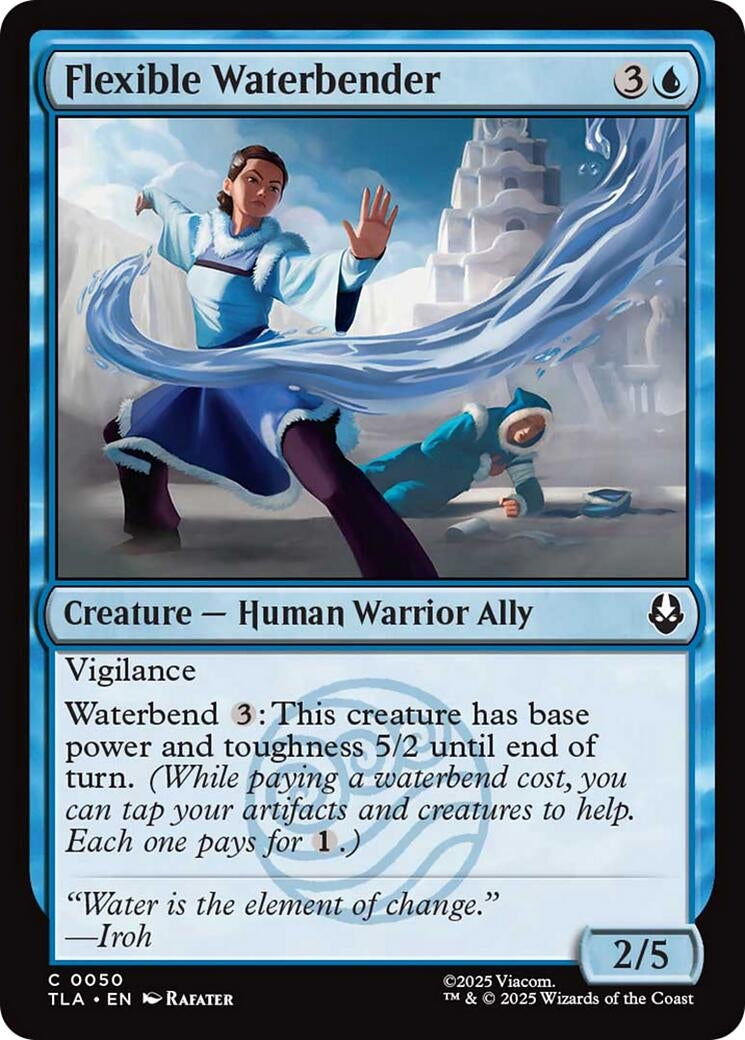 Image for Flexible Waterbender (50) (TLA) - Magic: The Gathering