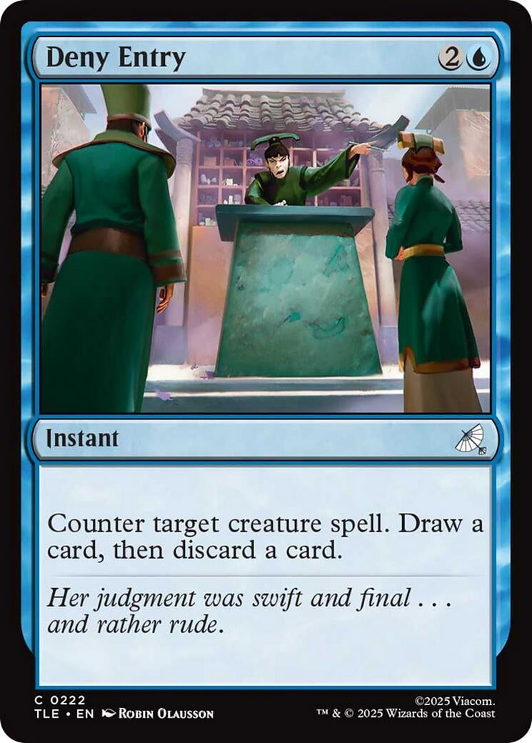 Image for Deny Entry (222) (TLE) - Magic: The Gathering