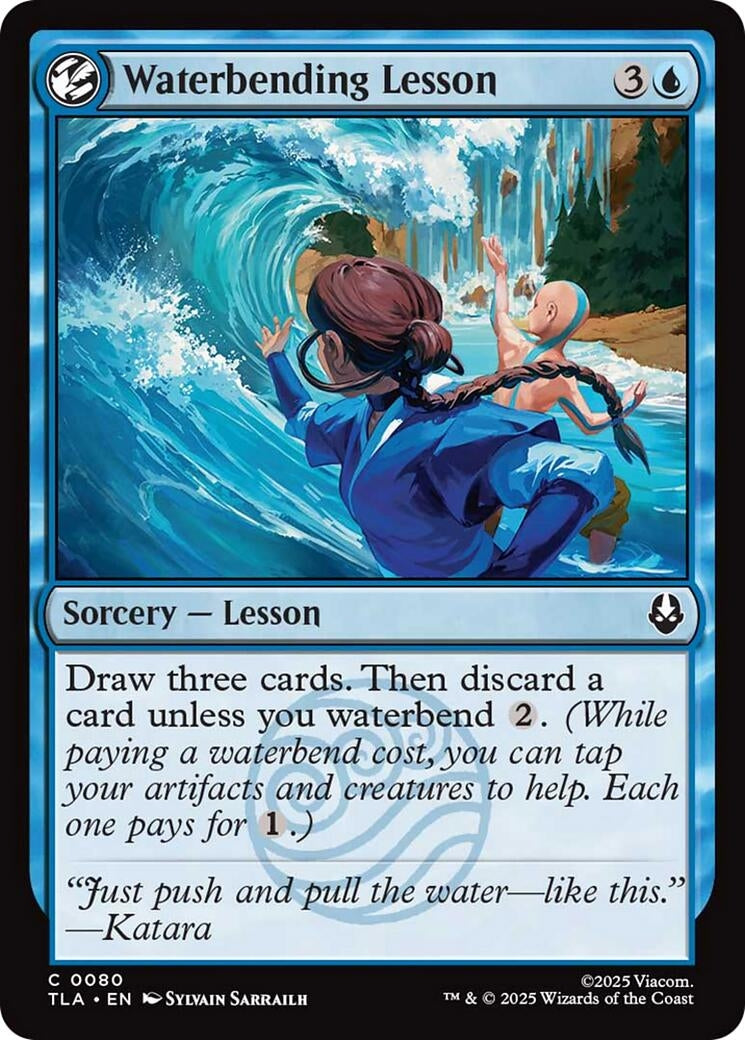 Image for Waterbending Lesson (80) (TLA) - Magic: The Gathering