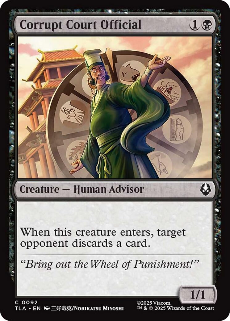 Image for Corrupt Court Official (92) (TLA) - Magic: The Gathering