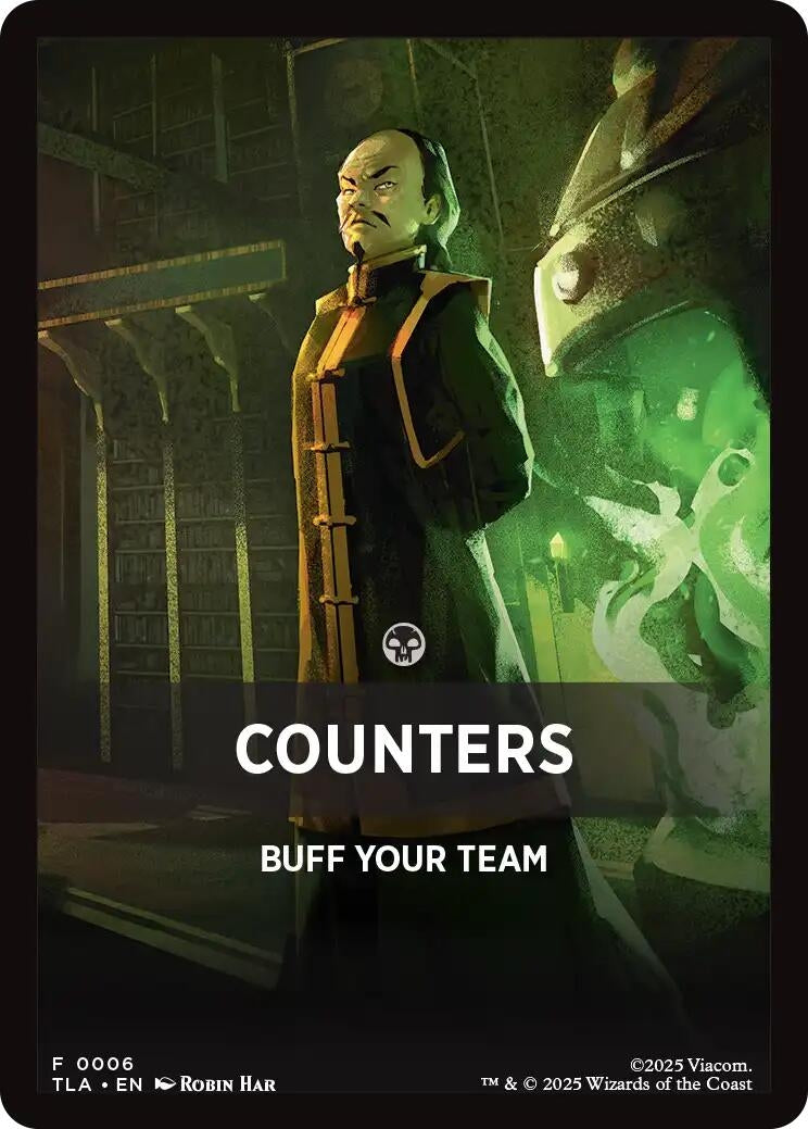Image for Counters Theme Card (6) (TLA) - Magic: The Gathering