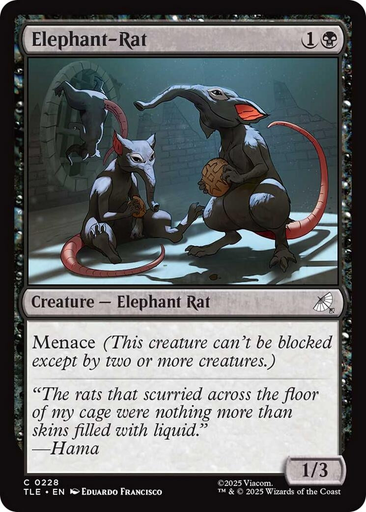 Image for Elephant-Rat (228) (TLE) - Magic: The Gathering