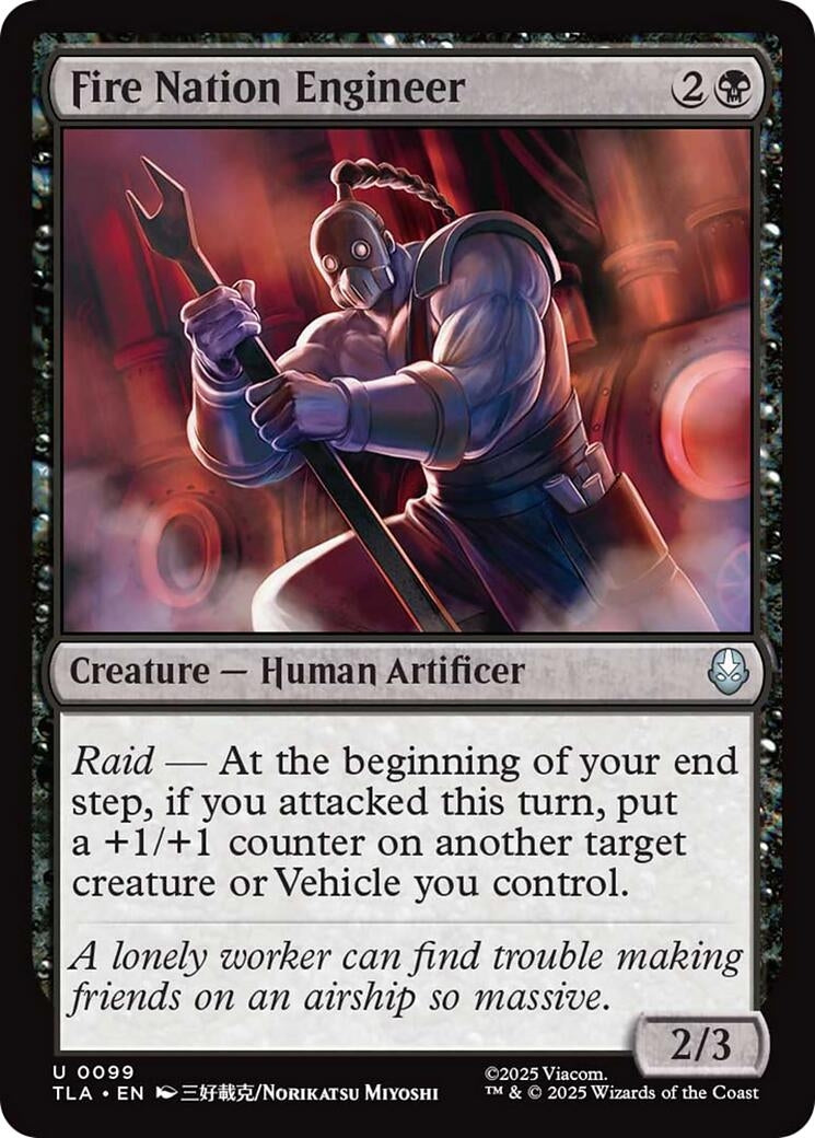 Image for Fire Nation Engineer (99) (TLA) - Magic: The Gathering