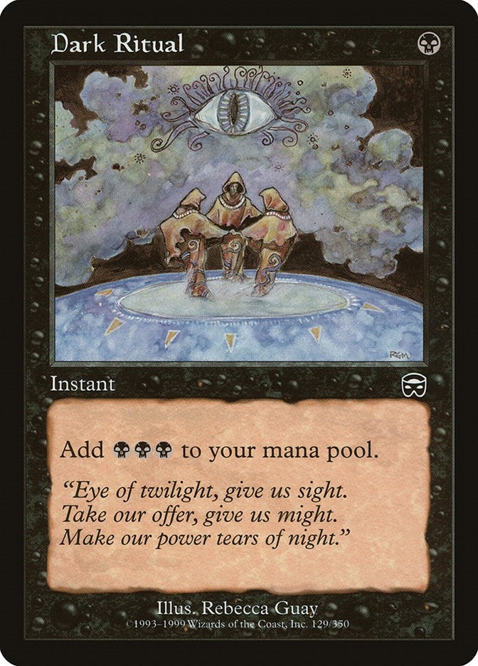 Image for Dark Ritual (129) (MMQ) - Magic: The Gathering