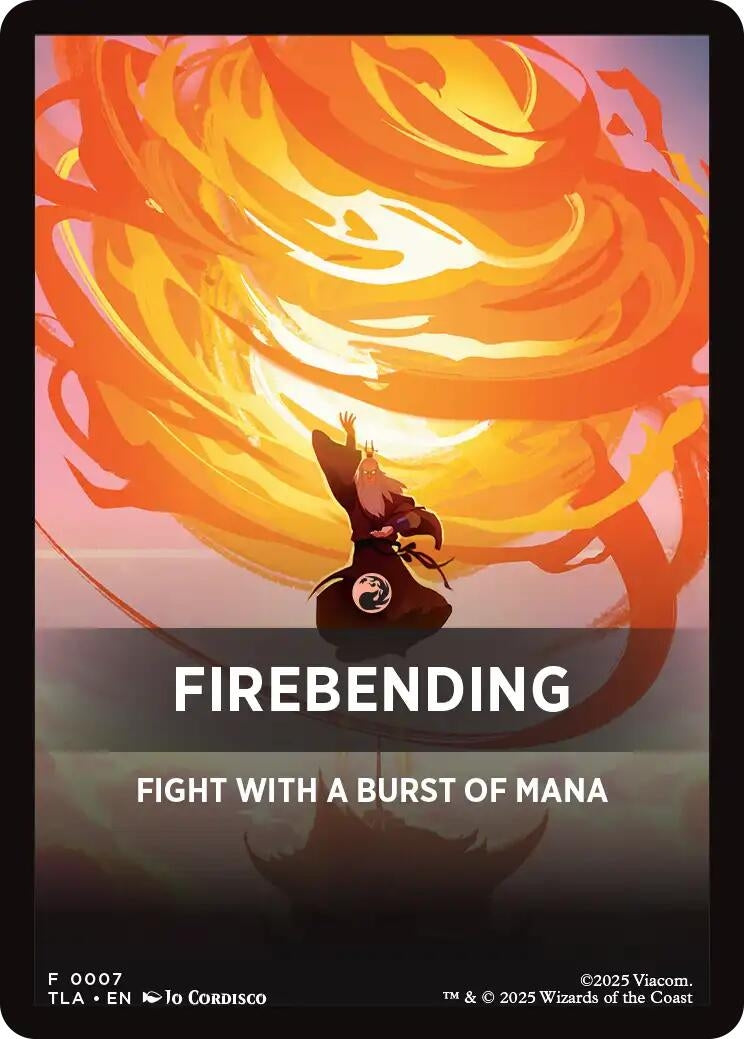 Image for Firebending Theme Card (0007) (7) (TLA) - Magic: The Gathering