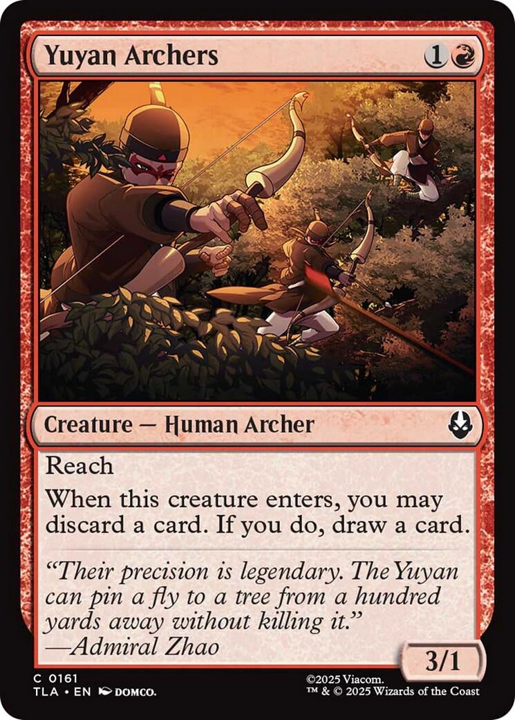 Image for Yuyan Archers (161) (TLA) - Magic: The Gathering
