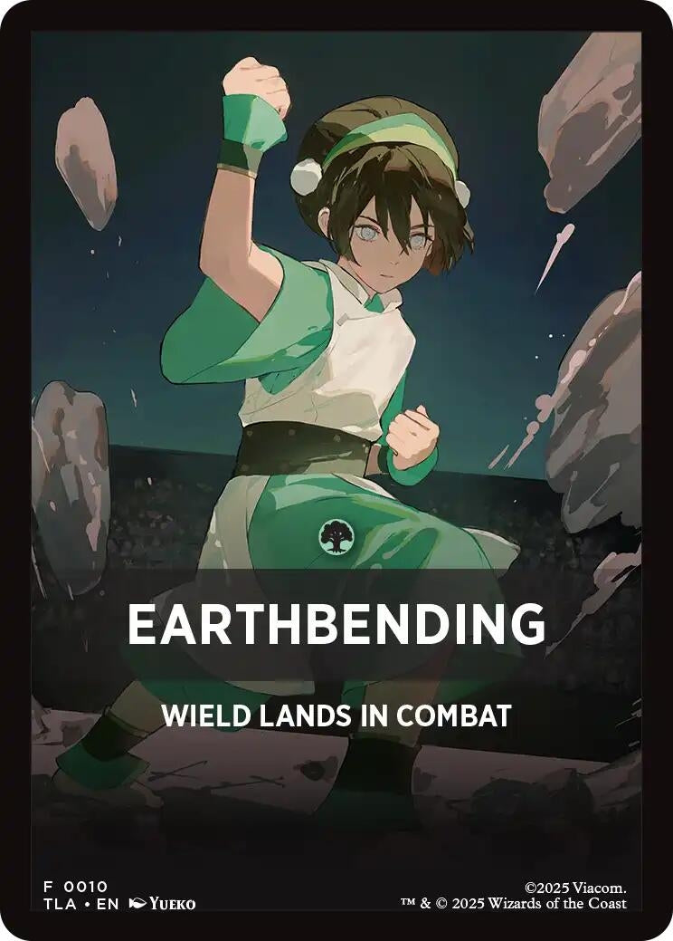 Image for Earthbending Theme Card (0010) (10) (TLA) - Magic: The Gathering