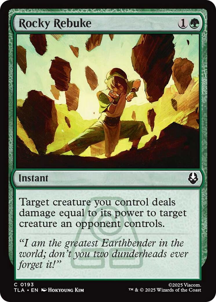 Image for Rocky Rebuke (193) (TLA) - Magic: The Gathering