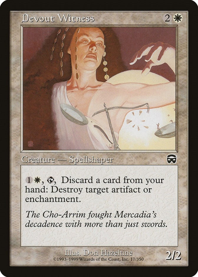 Image for Devout Witness (17) (MMQ) - Magic: The Gathering