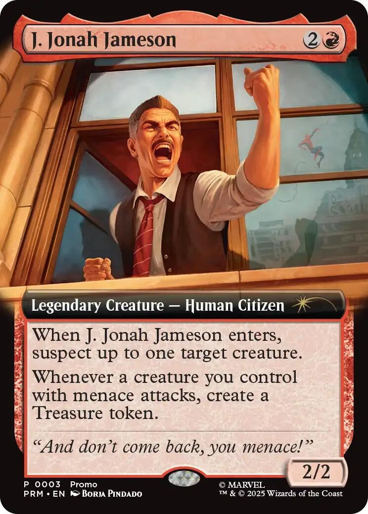 Image for J. Jonah Jameson (Extended Art) (3) (UMP) - Magic: The Gathering