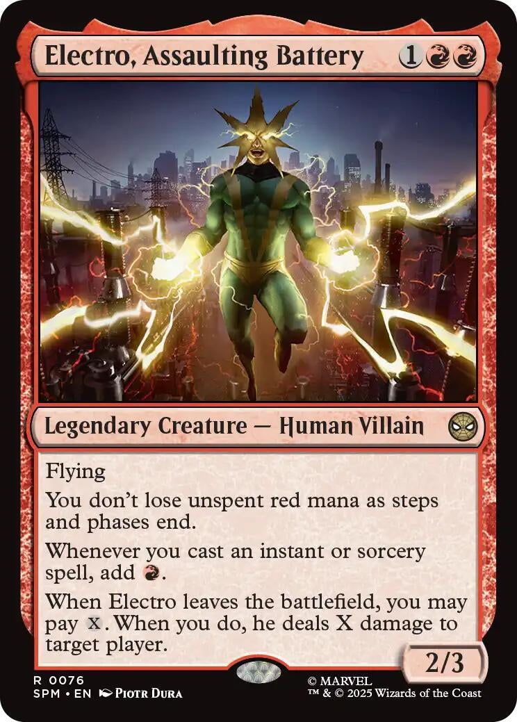 Image for Electro, Assaulting Battery (76) (SPM) - Magic: The Gathering
