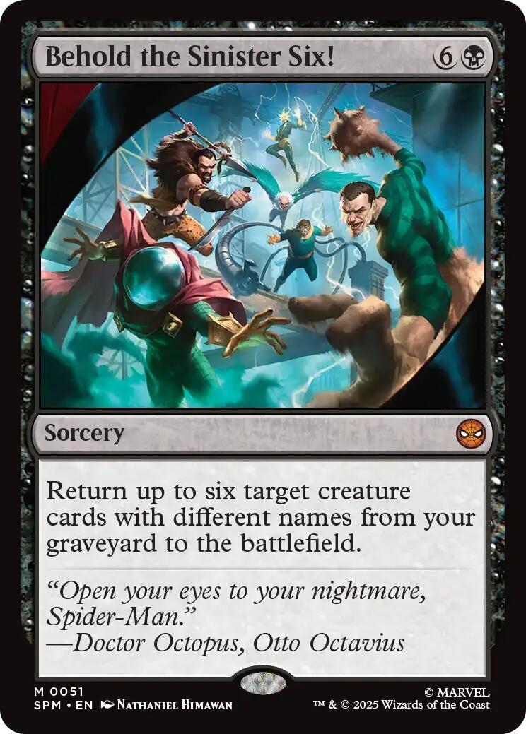 Image for Behold the Sinister Six! (51) (SPM) - Magic: The Gathering