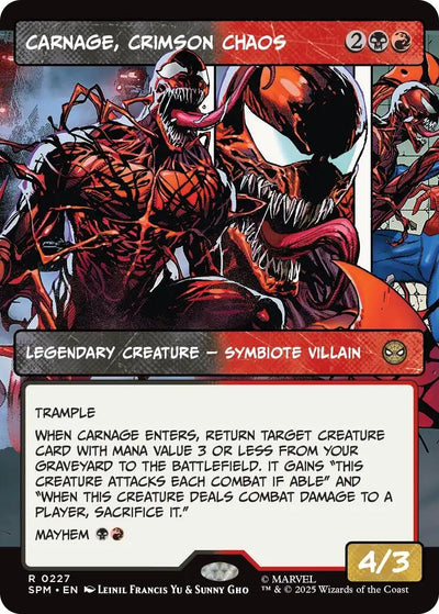 Carnage, Crimson Chaos (Borderless) (227) (SPM)