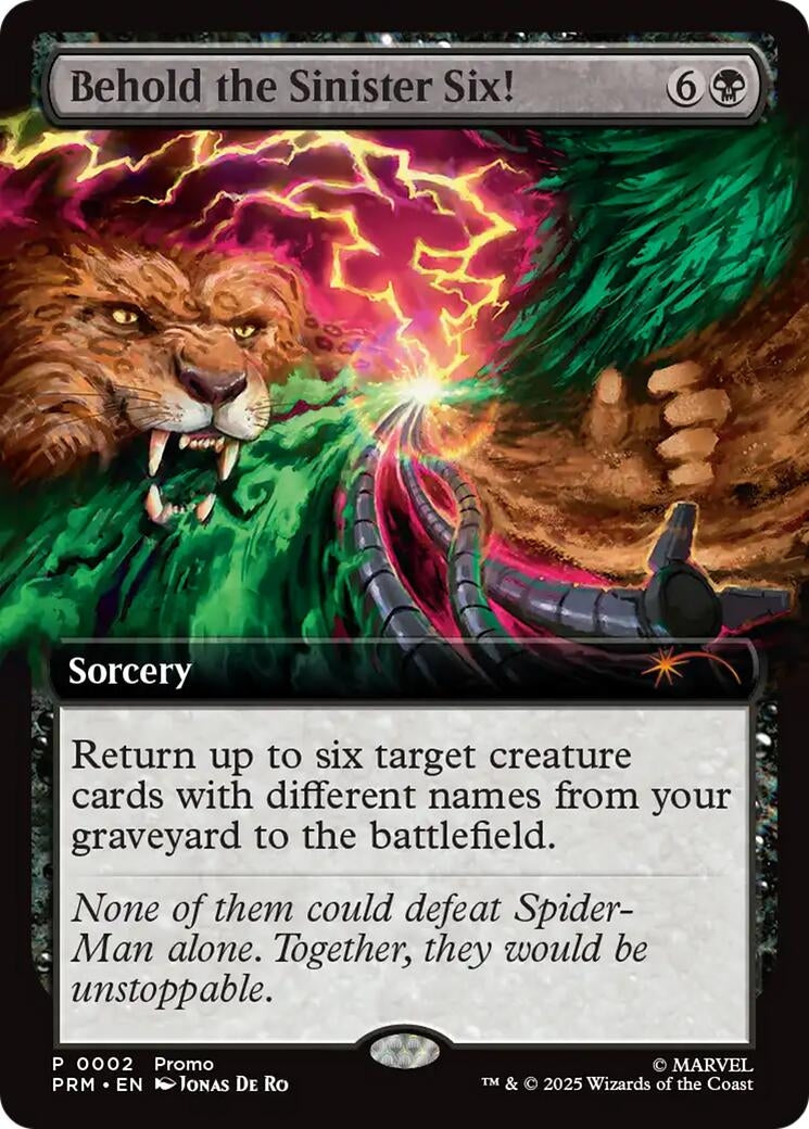Image for Behold the Sinister Six! (2) (UMP) - Magic: The Gathering