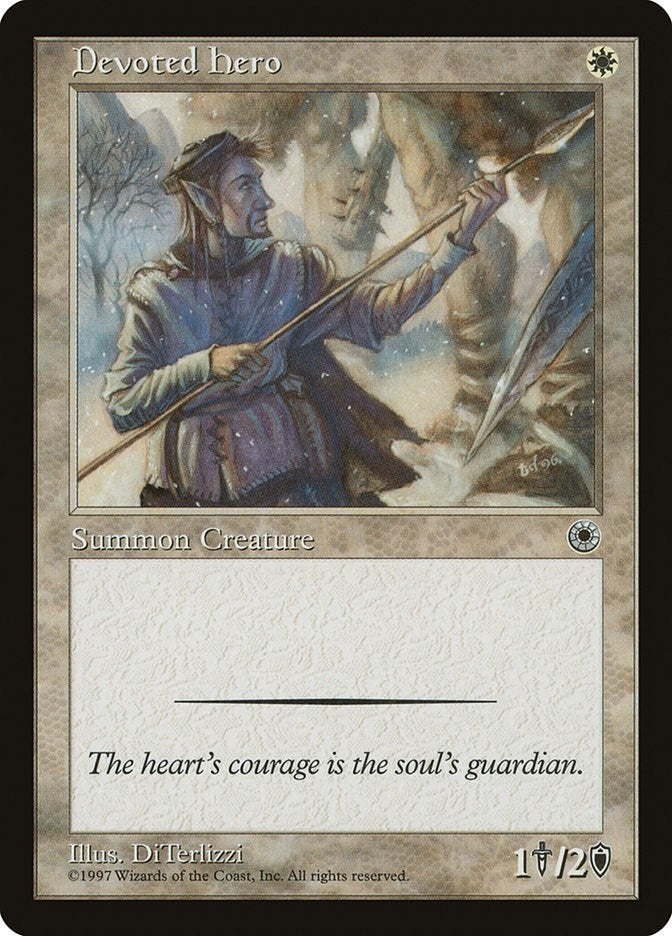 Image for Devoted Hero (POR) - Magic: The Gathering