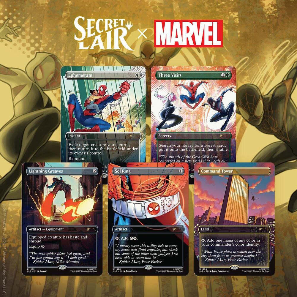 Secret Lair MARVEL SPIDER-MAN Heroic Deeds
