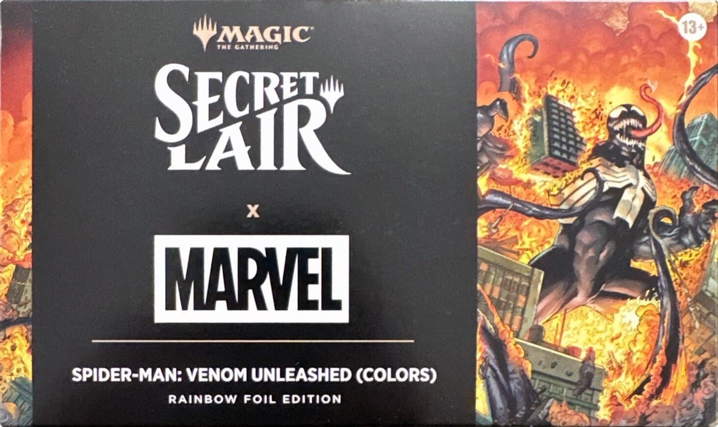 Image for Secret Lair Drop: Secret Lair x Marvel's Spider-Man: Venom Unleashed (Colors) - Rainbow Foil Edition - Magic: The Gathering