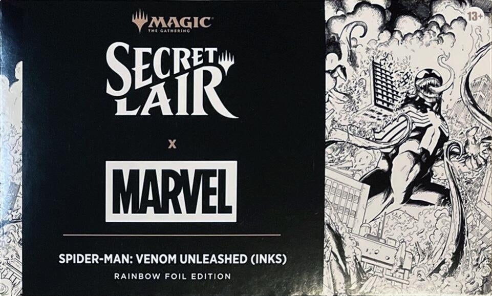 Image for Secret Lair Drop: Secret Lair x Marvel's Spider-Man: Venom Unleashed (Inks) - Rainbow Foil Edition - Magic: The Gathering