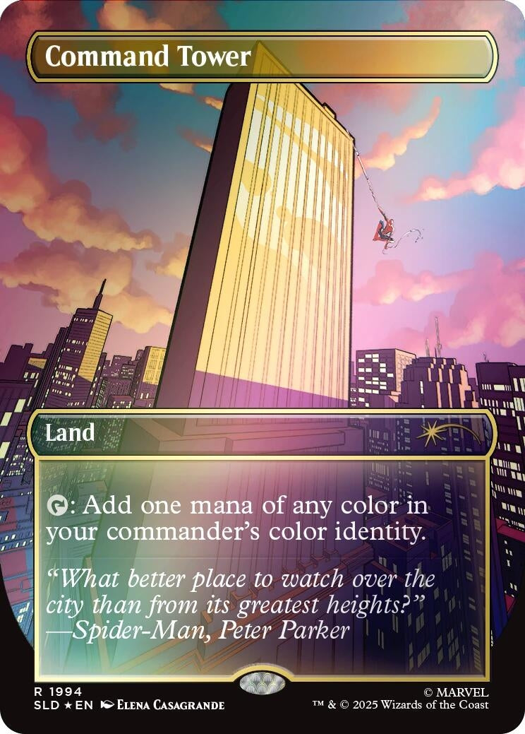 Image for Command Tower (1994) (Rainbow Foil) (1994) (SLD) - Magic: The Gathering