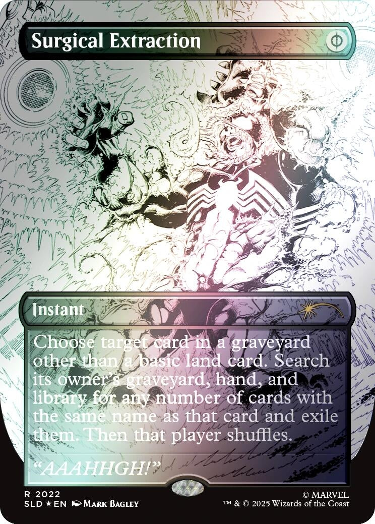 Image for Surgical Extraction (2022) (Rainbow Foil) (2022) (SLD) - Magic: The Gathering