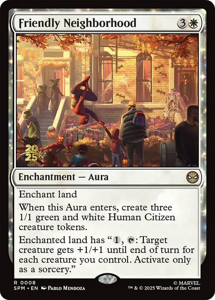 Image for Friendly Neighborhood (8) (PRE) - Magic: The Gathering