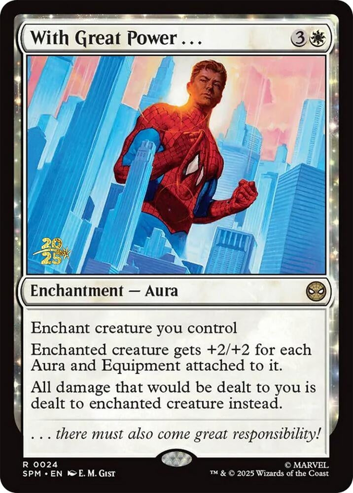 Image for With Great Power . . . (24) (PRE) - Magic: The Gathering