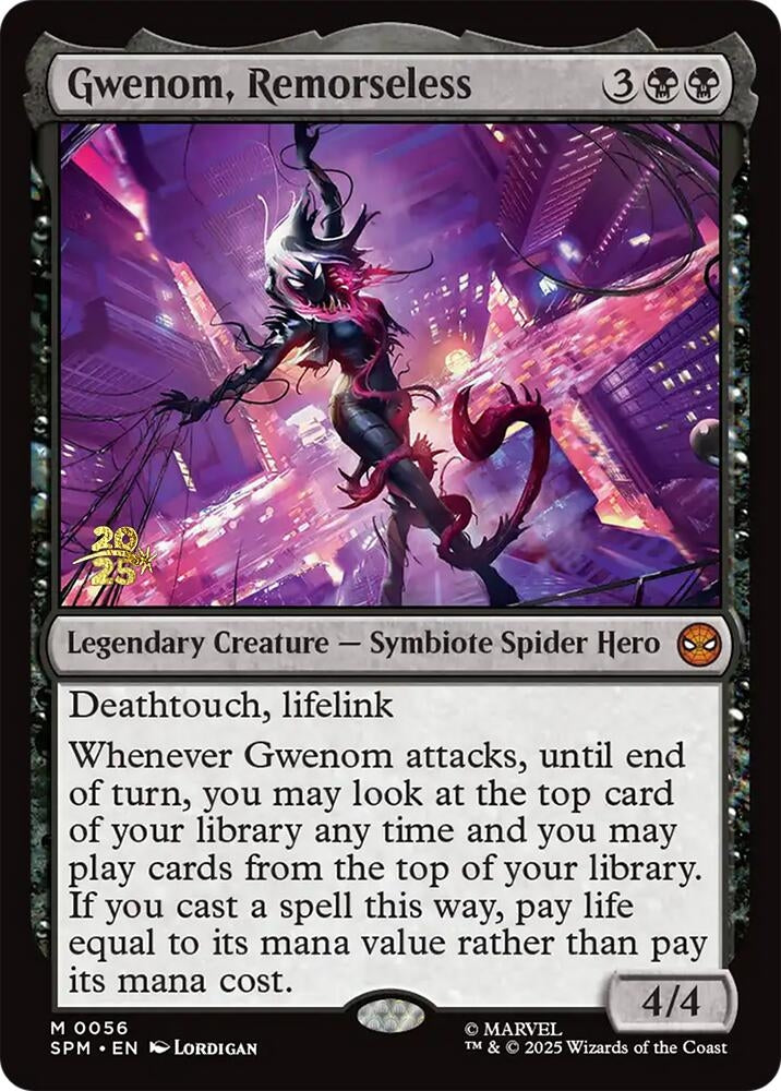 Image for Gwenom, Remorseless (56) (PRE) - Magic: The Gathering