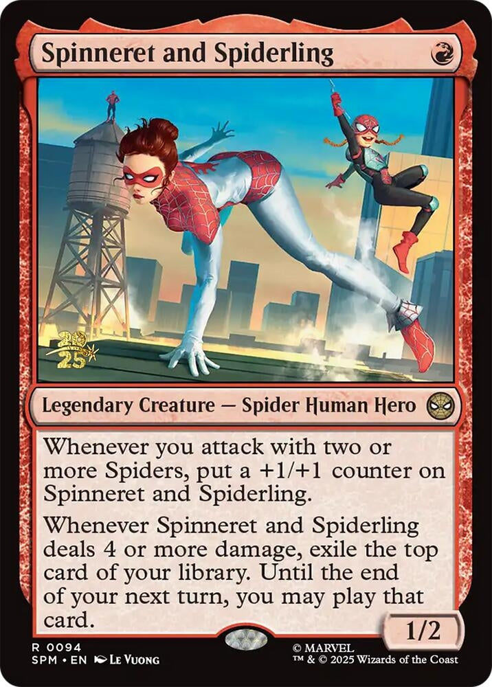 Image for Spinneret and Spiderling (94) (PRE) - Magic: The Gathering