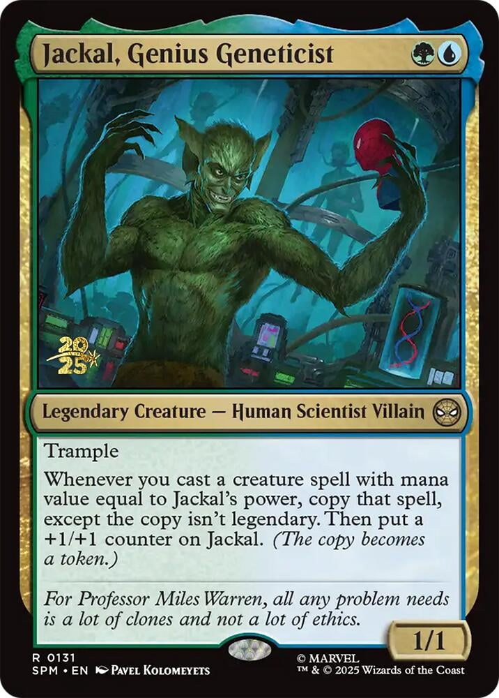 Image for Jackal, Genius Geneticist (131) (PRE) - Magic: The Gathering
