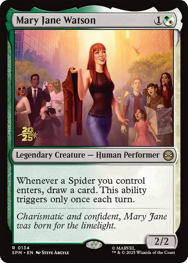 Image for Mary Jane Watson (134) (PRE) - Magic: The Gathering