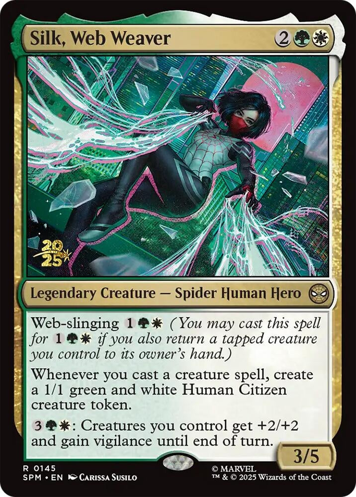 Image for Silk, Web Weaver (145) (PRE) - Magic: The Gathering