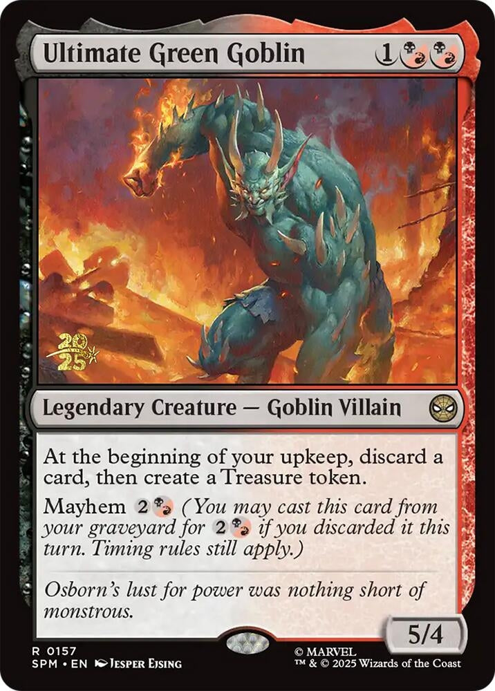 Image for Ultimate Green Goblin (157) (PRE) - Magic: The Gathering