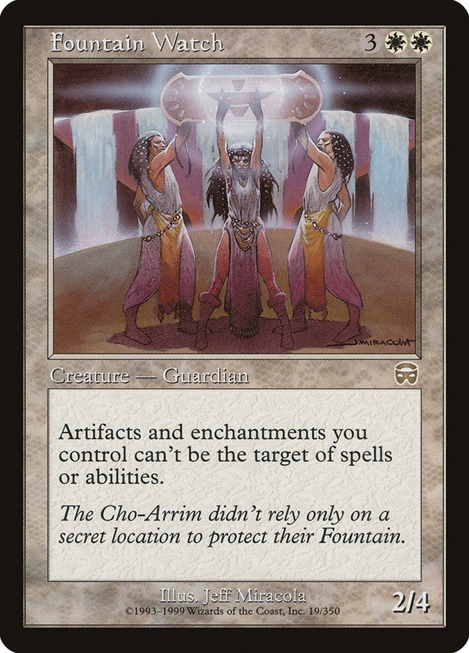 Image for Fountain Watch (19) (MMQ) - Magic: The Gathering