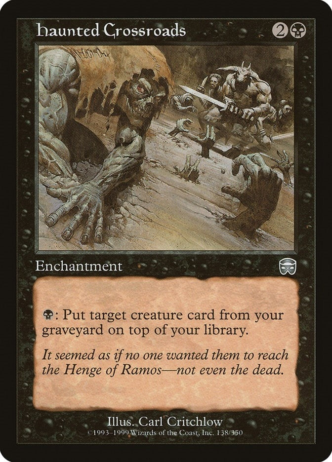 Image for Haunted Crossroads (138) (MMQ) - Magic: The Gathering