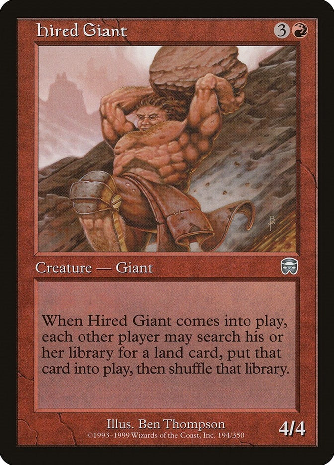 Image for Hired Giant (194) (MMQ) - Magic: The Gathering