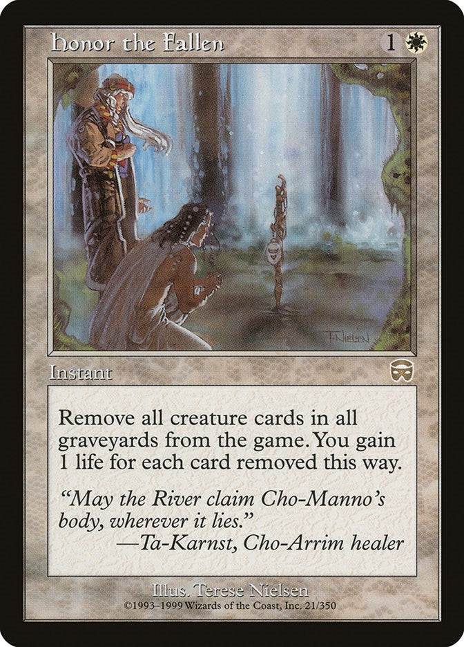 Image for Honor the Fallen (21) (MMQ) - Magic: The Gathering