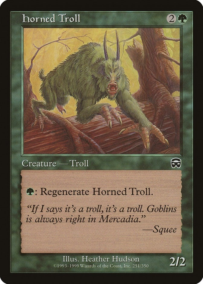 Image for Horned Troll (251) (MMQ) - Magic: The Gathering