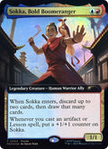 Image for Sokka, Bold Boomeranger (Extended Art) (4) (MEDIA) - Magic: The Gathering
