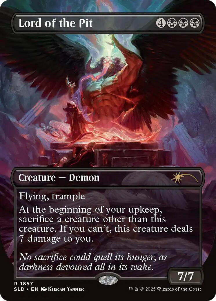 Image for Lord of the Pit (1857) (SLD) - Magic: The Gathering