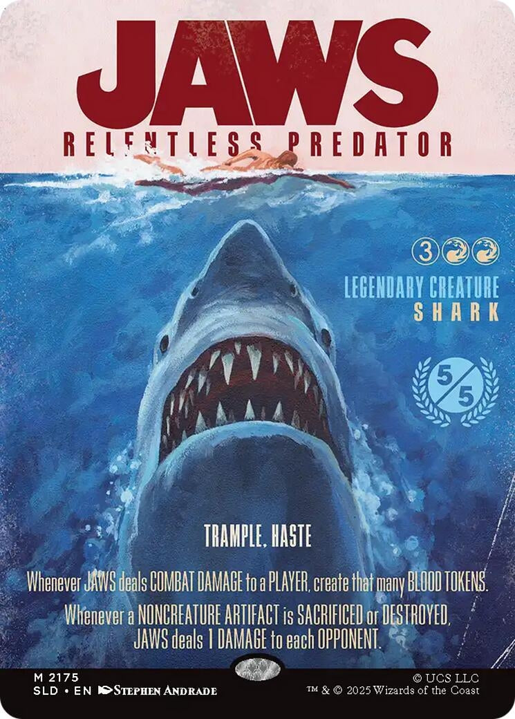 Image for Jaws, Relentless Predator (2175) (SLD) - Magic: The Gathering